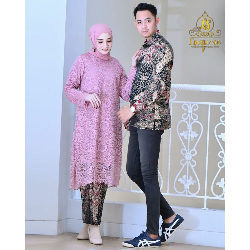 Couple Kebaya Tunik Modern / Kebaya Couple / Kebaya Modern / Baju Kebaya Couple / Kebaya Couple Tunangan / Set Kebaya Modern / Kebaya Modern Brukat / Baju Kebaya Couple Pasangan