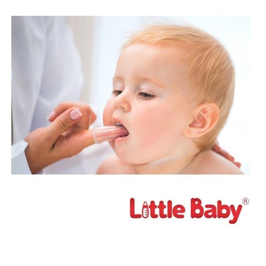 Little Baby Super Soft Silicone Finger Toothbrush / Sikat Lidah Bayi Anak BPA FREE