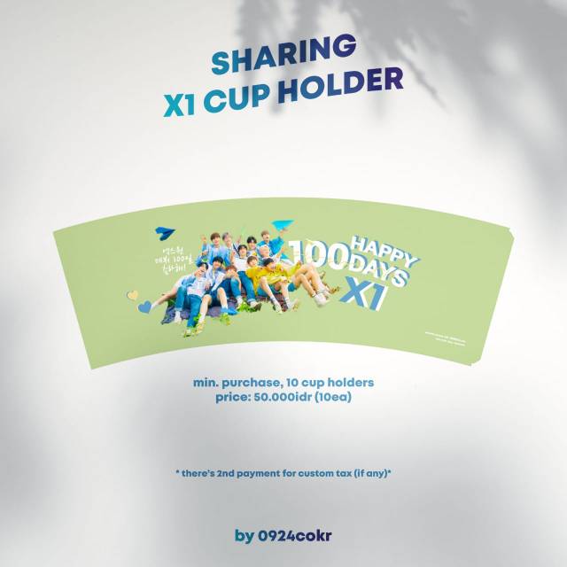 

Cupholder X1 100 days debuted