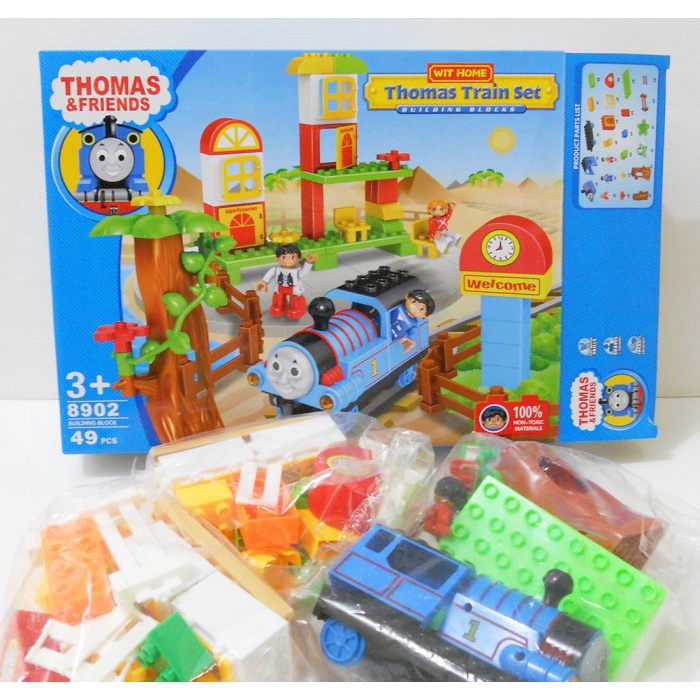 THOMAS TRAIN SET BUILDING BLOCKS 8902 - MAINAN LEGO