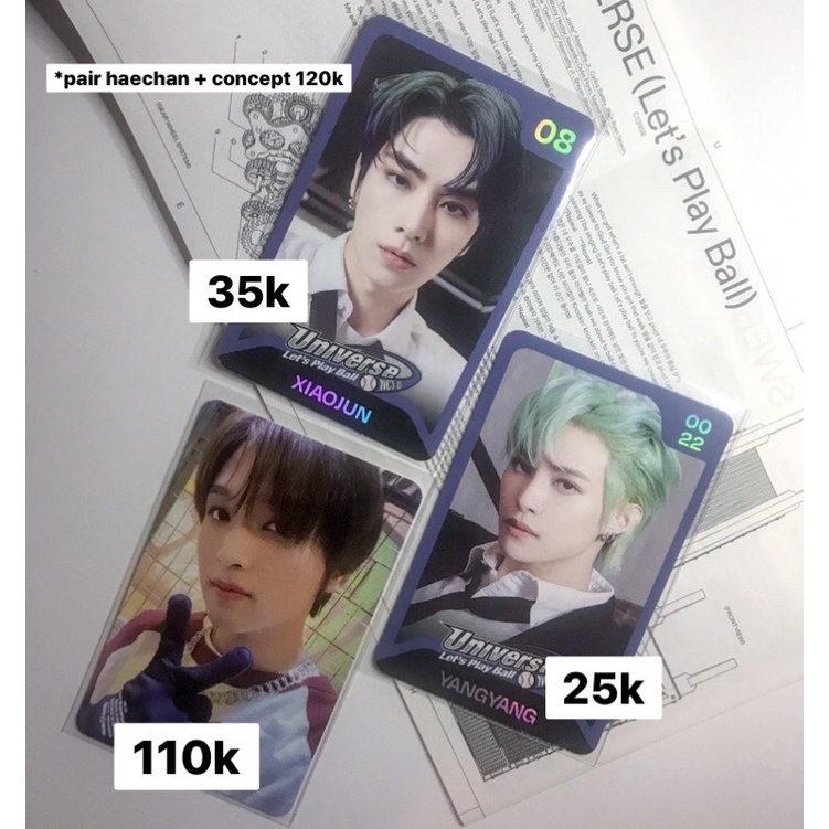 

PC PHOTOCARD NCT MARK LEE| Jungwoo Classic Favorite | LPB let's Play Ball Trading Card tc xiaojun dejun