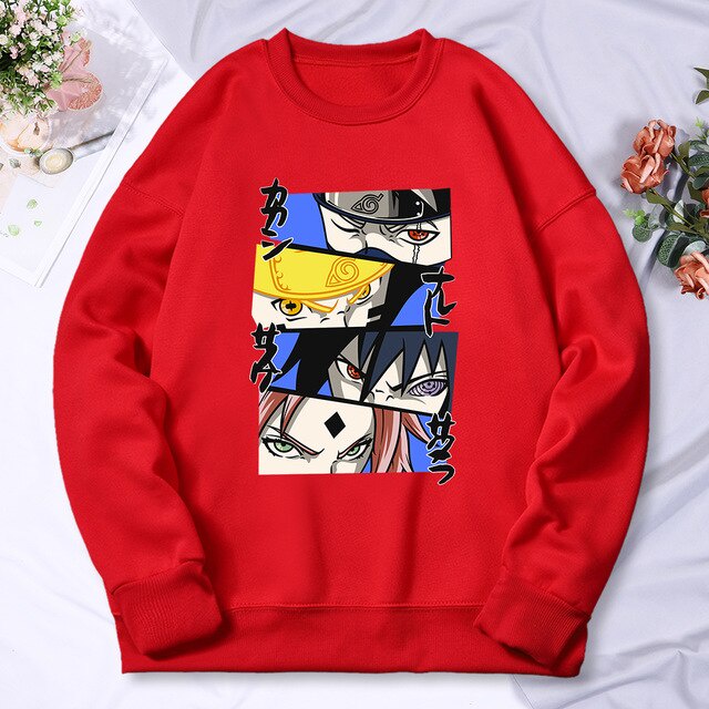 Sweater Basic Anime Naruto warning || Naruto warning Sweater Crewneck || Pria &amp; Wanita Sz M - L - XL