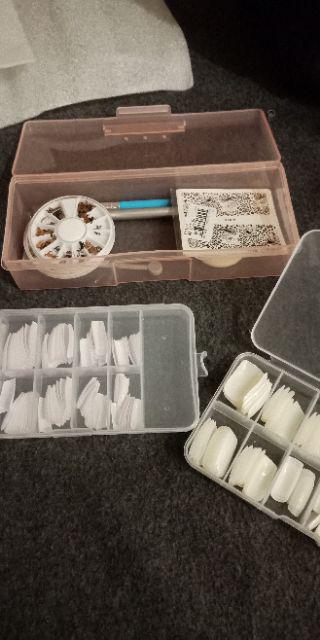 [bayar Di Tempat] Persediaan Kuas Cat Kotak Penyimpanan Plastik Transparan Kit Kontainer