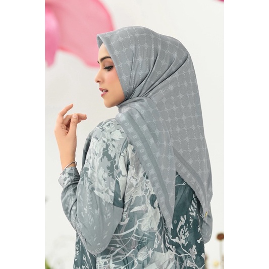 Buttonscarves Xanadu monogram voal square tornado