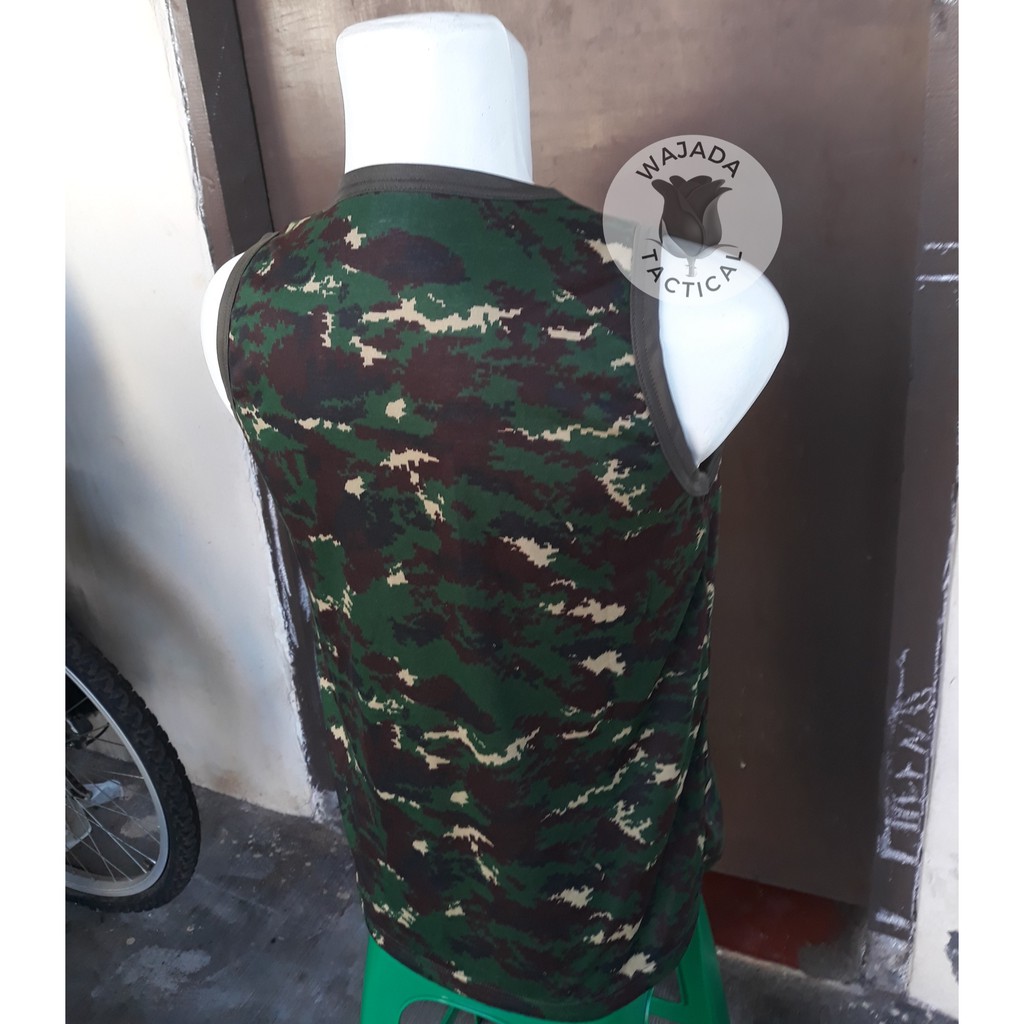 Kaos Singlet Loreng NKRI Kaos Loreng TNI Army