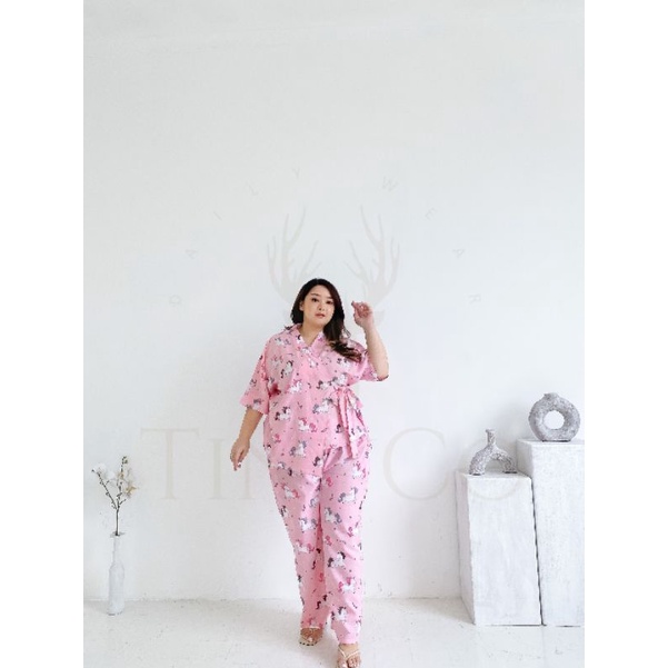 JUMBO KIMONO || UNICORN PINK