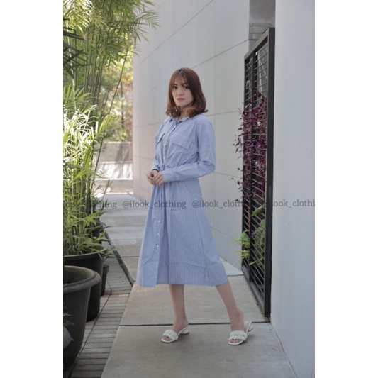 MARION DRESS - DRESS WANITA TANGAN PANJANG