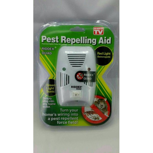 Pest Repelling Aid Ultrasonic RIDDEX QUAD Pengusir Hama Termurah.