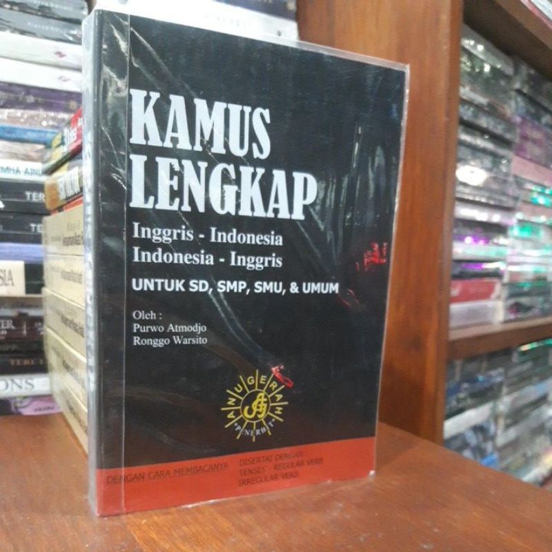 Kamus Lengkap Bahasa Inggris Sd Smp.Sma & Umum.Indeks Edisi HVS Kamus Hitam