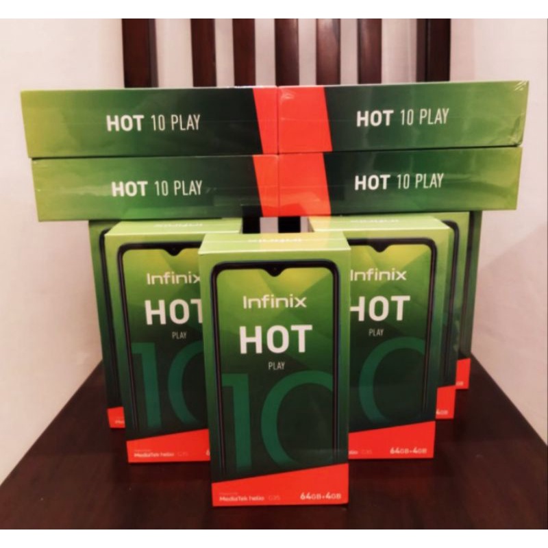Infinix HOT 10 PLAY Ram 4/64 GB Garansi Resmi