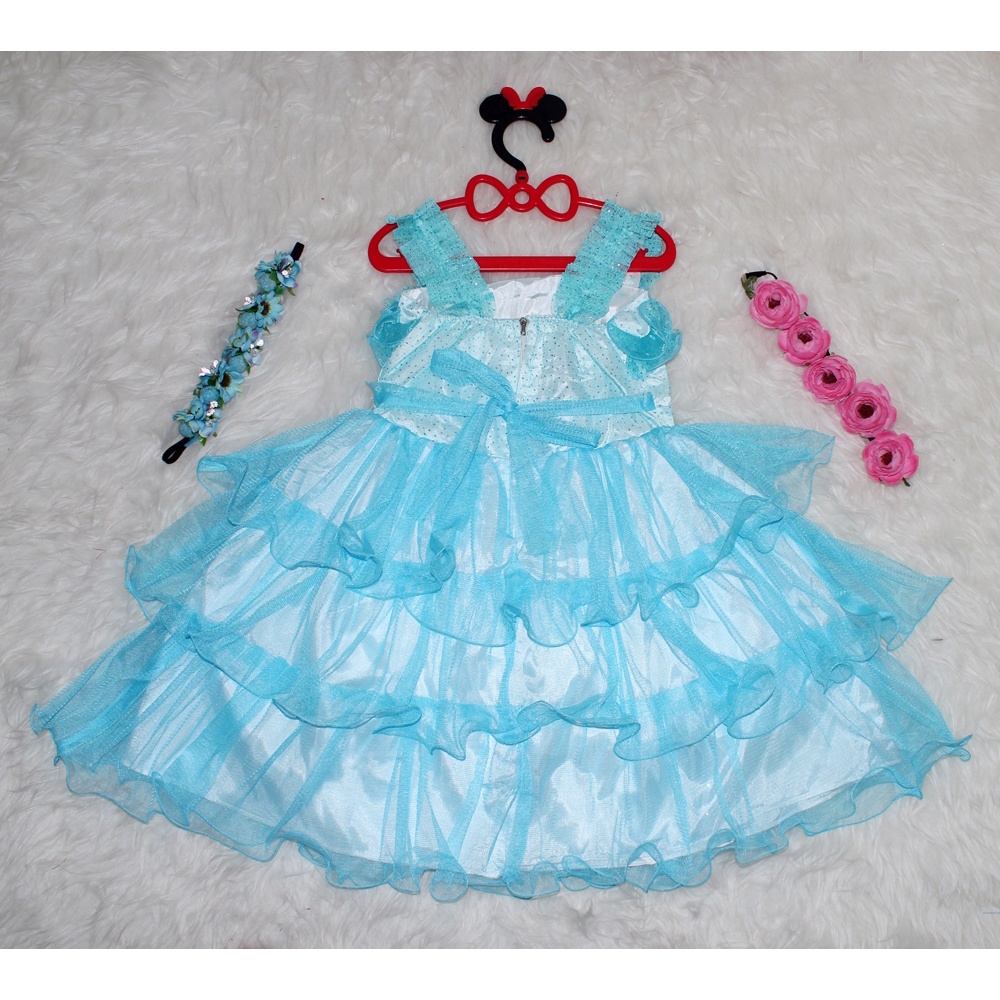 Dress Kids Norin/Baju Princess Anak - Anak 3-5 Tahun/Impor/Baju Santai