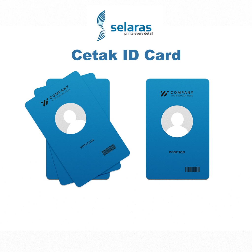 

Cetak Id Card / PVC Card / Kartu Member / Pelajar / Karyawan 2 Sisi