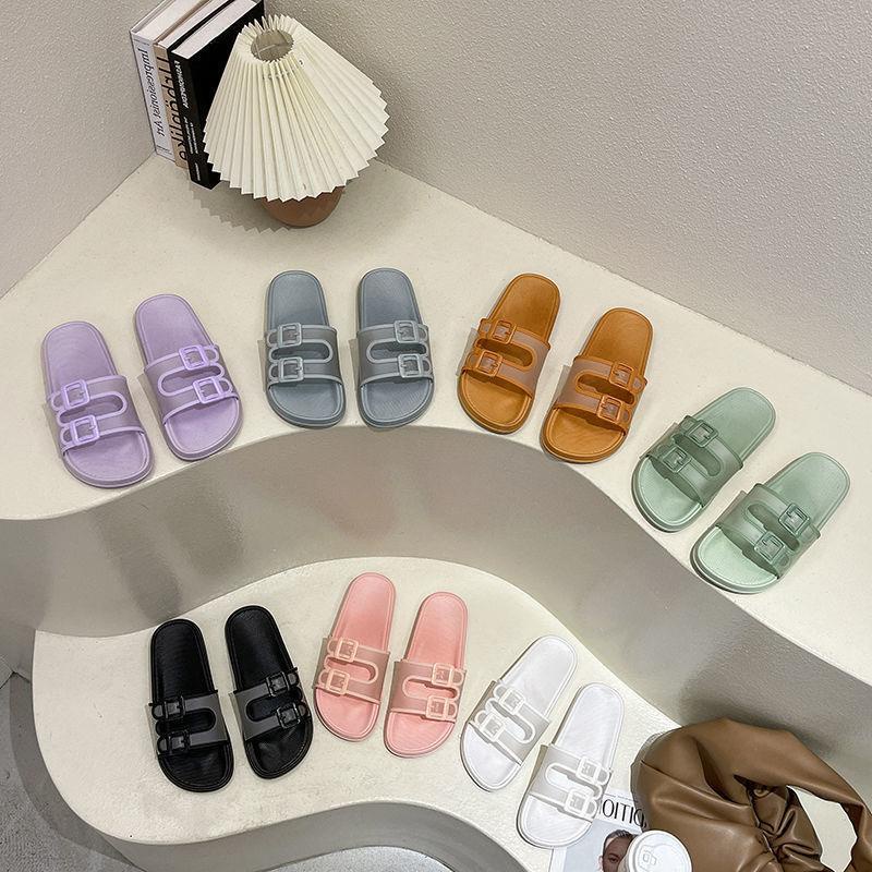 BV.ID SW673 SANDAL WANITA KARET JELLY BELANCE WANITA IMPORT SENDAL SLOP EVA EMPUK ANTI LICIN COD