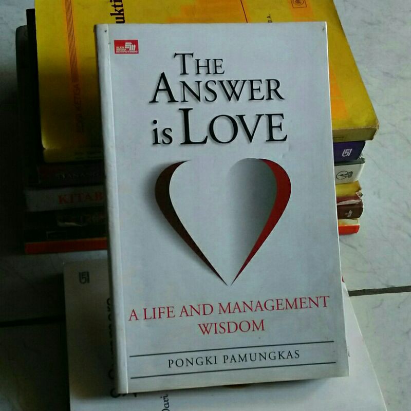 

Buku The Answer is Love - Pongki Pamungkas - Original