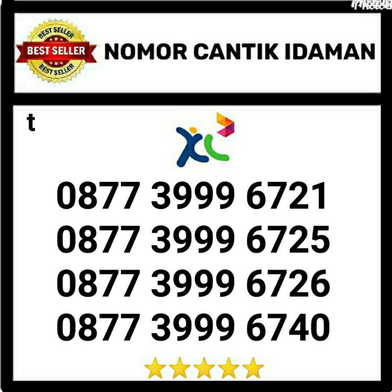 nomor cantik xl murah seri triple 9 999 ibm11