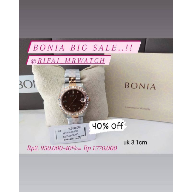 JAM TANGAN BONIA WANITA ORIGINAL