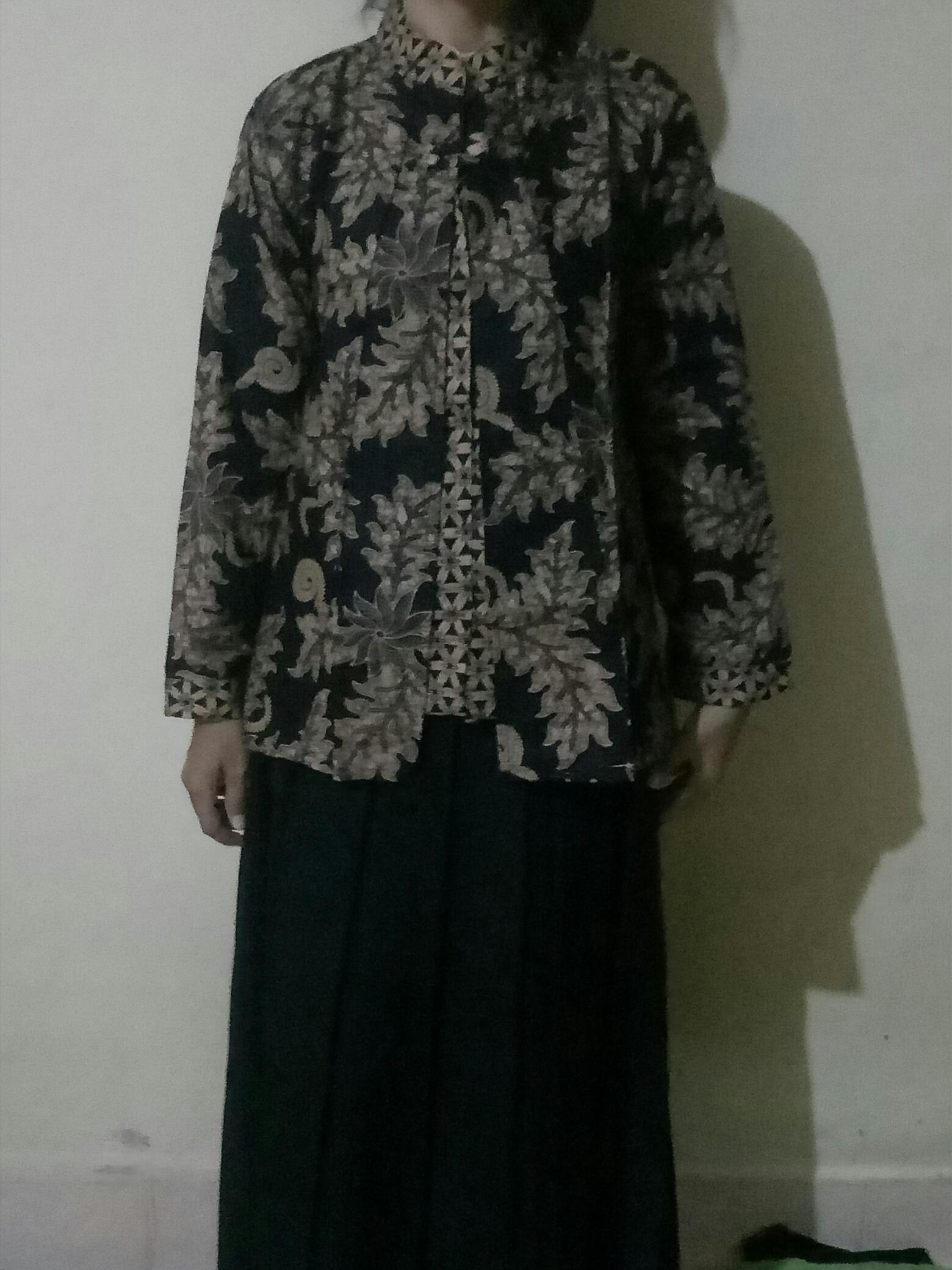 Atasan Batik Dolby Dolbi Dobby Doby Tenun Sutra Tulis Halus Katun Atbm Baron Sarombit Atasan