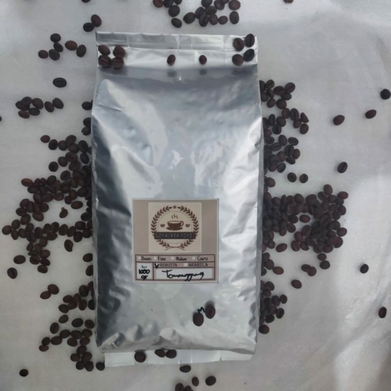 

kopi robusta temanggung roastbean biji sangrai 1kg lokajaya kopi