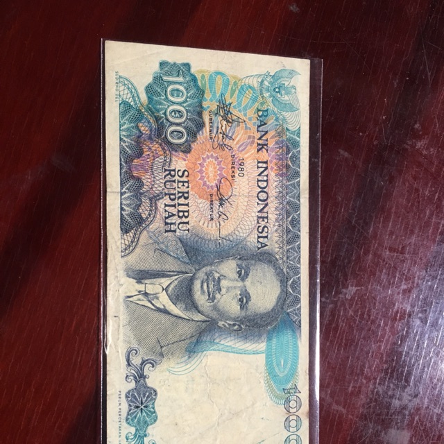 Uang Kuno Rp 1000 Soetomo