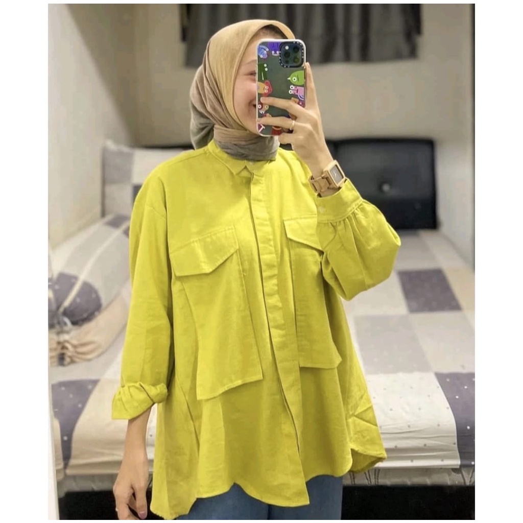 KAMEJA PHITHA TOP BLOUSE BUSUI FRIENDLY | ATASAN  WANITA KEKINIAN | TERLARIS | TERMURAH | PROMO FLASH SALE