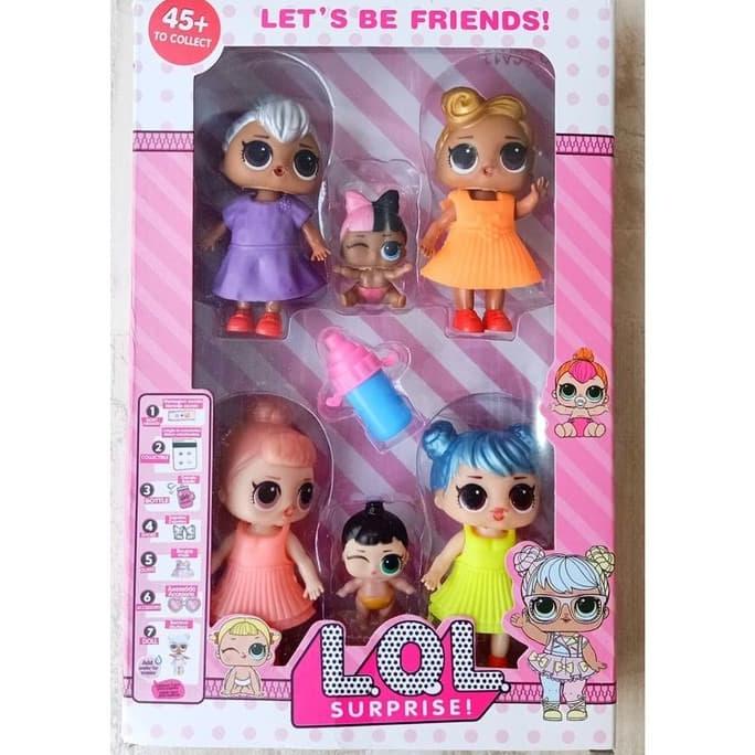 FREE ONGKIR Mainan Boneka LOL surprise/Mainan lol murah/Boneka hiasan kue ultah