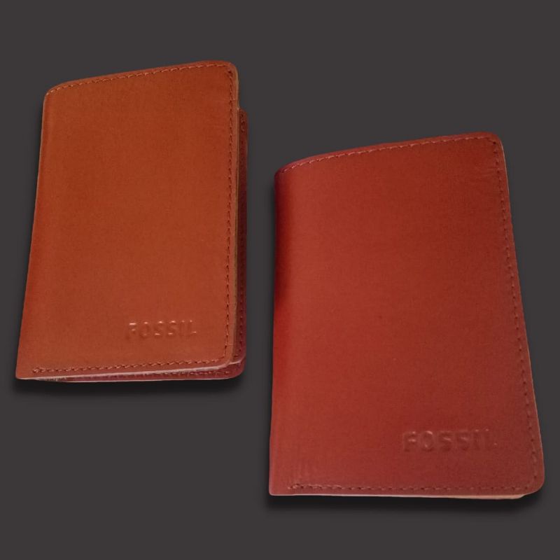 Dompet kulit asli full ap coklat tan htm 3/4