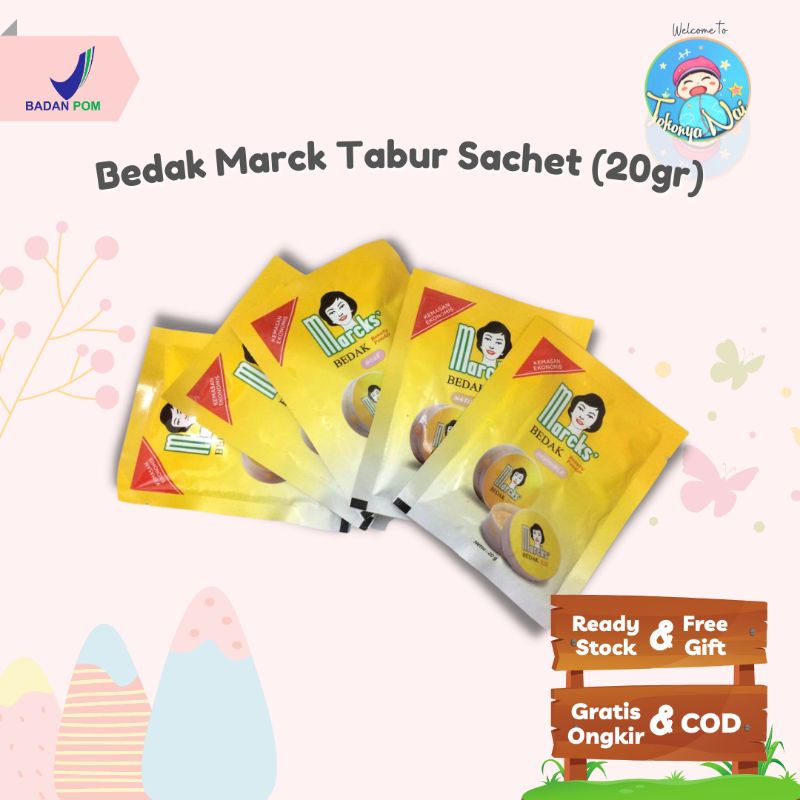 Marcks Bedak Tabur Sachet 20 gr Refill - Bedak Marcks | Bedak Tabur Marcks