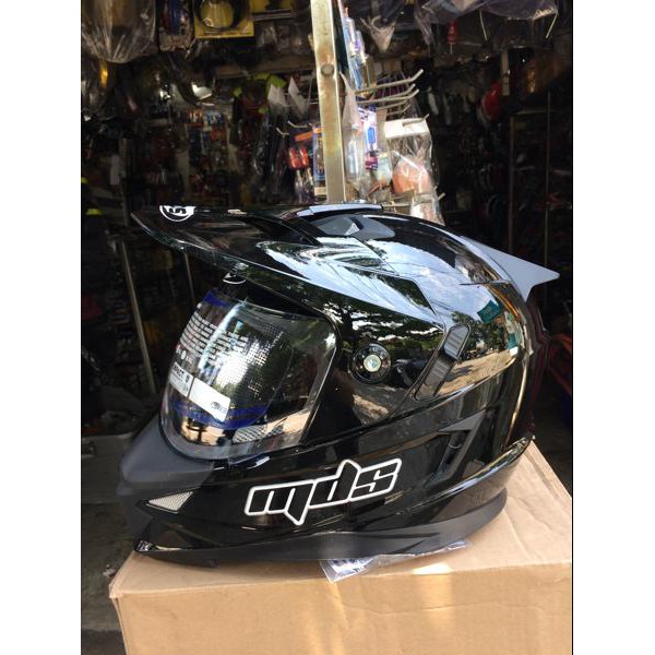 HELM MDS SUPER PRO SOLID BLACK
