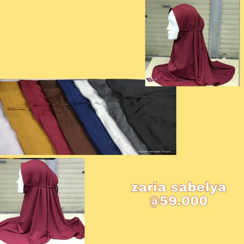 kerudung Bergo elzatta ( Zaria sabelya )