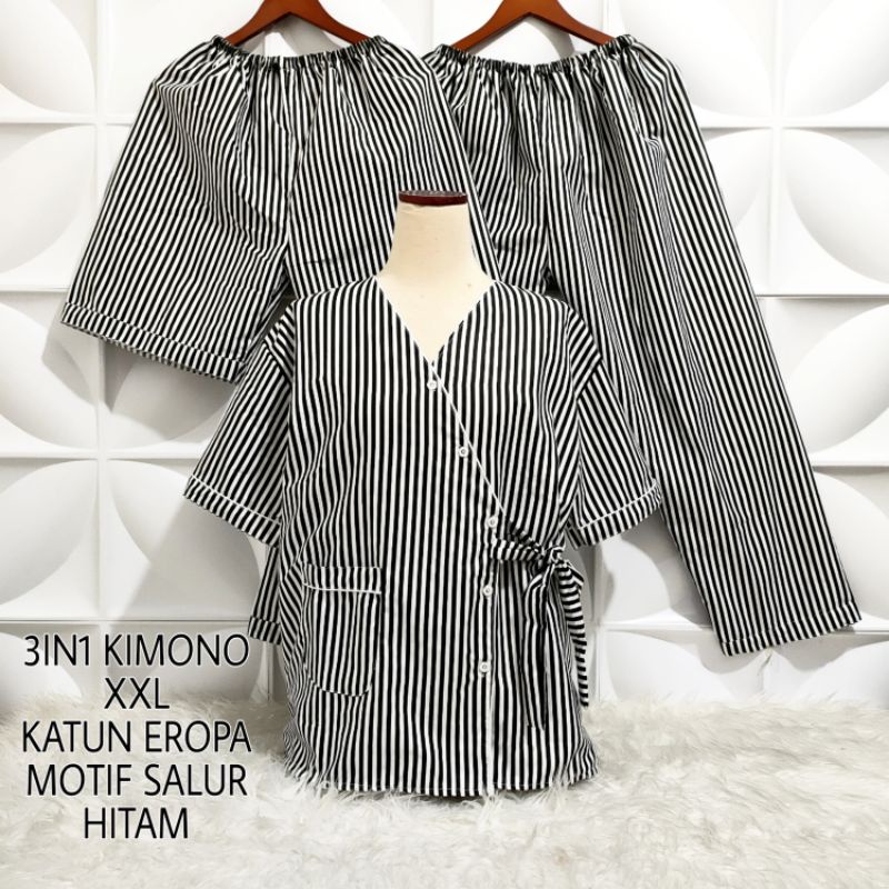 PIYAMA KIMONO 3IN1 XXL JUMBO MOTIF KARAKTER