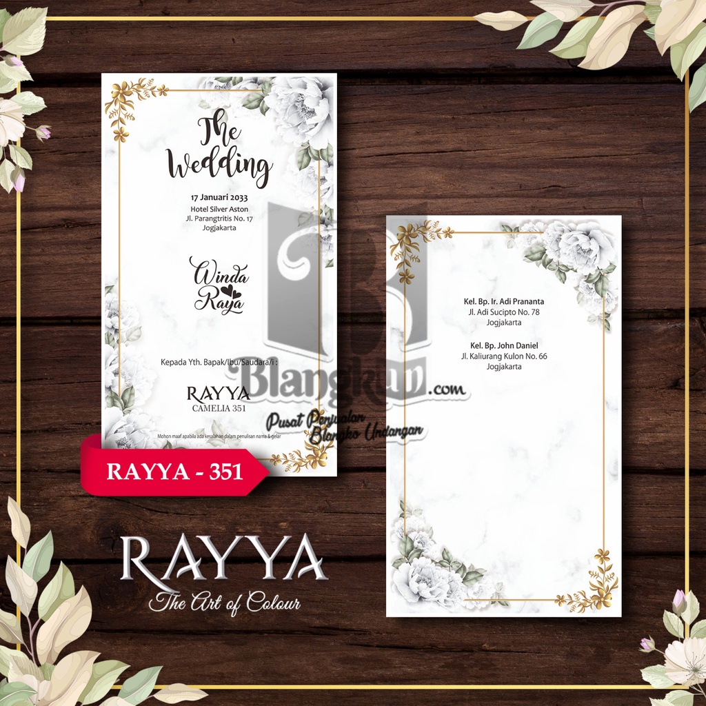 RAYYA 351 Blangko Undangan