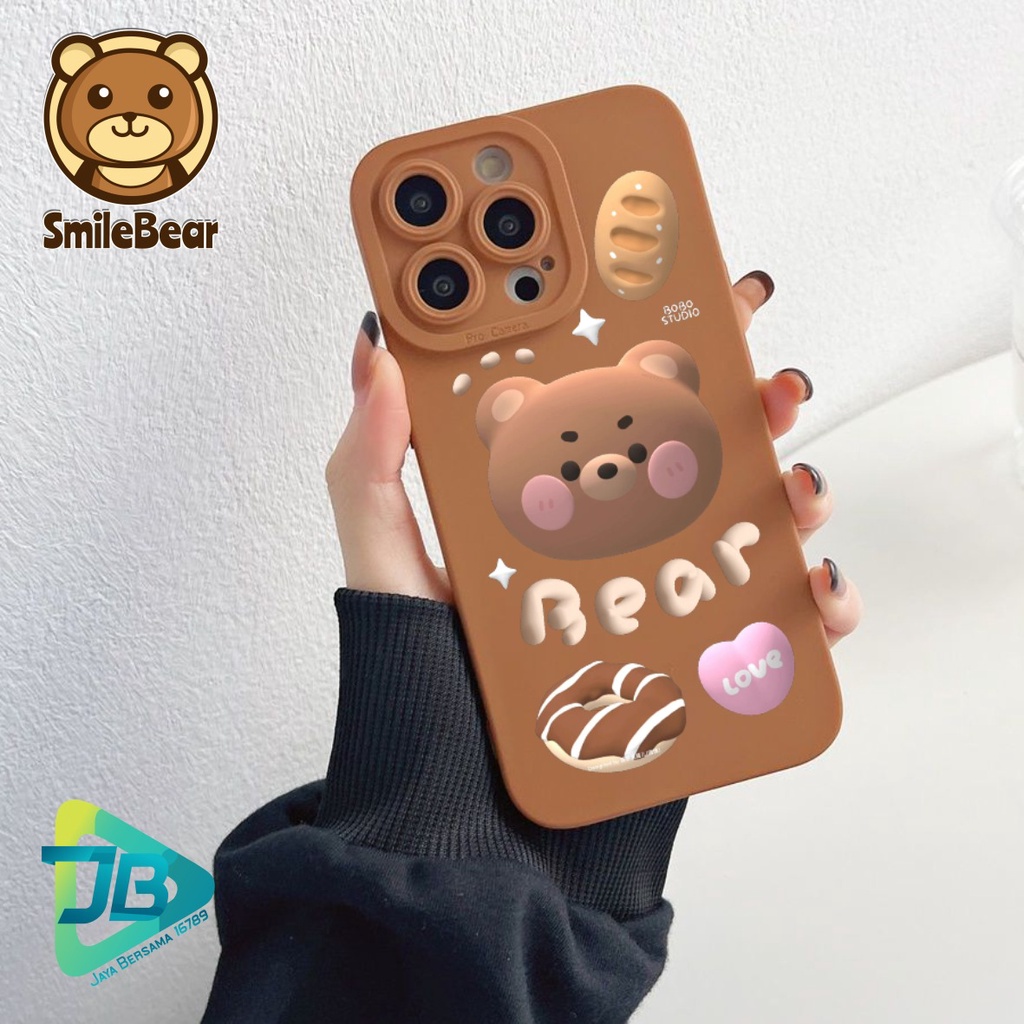 SOFTCASE CASE SILIKON PROCAMERA SMILEBEAR OPPO VIVO SAMSUNG REALME XIAOMI IPHONE INFINIX ALL TYPE JB5630