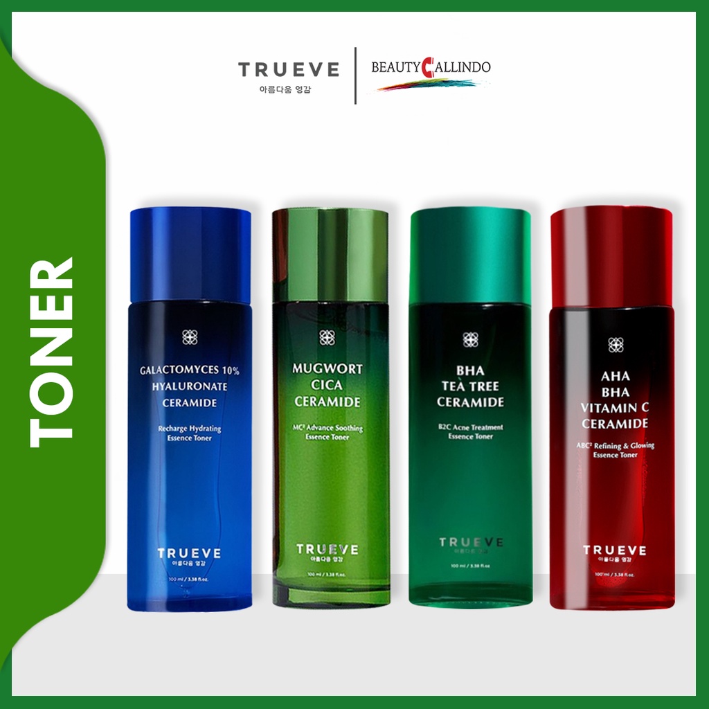 Trueve Toner | ABC2 Refining | B2C Acne | MC2 Advance Soothing | Recharge Hydrating 100ml