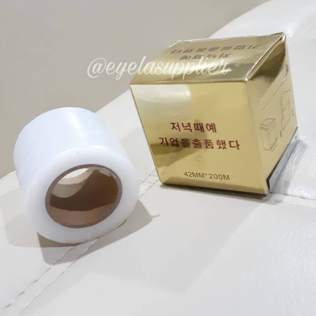 Plastik Wrap untuk Sulam alis lashlift Wrapping Cover Gold Box Plastic Okulasi Tanaman Sulam Bibir Eyebrow Embroidry