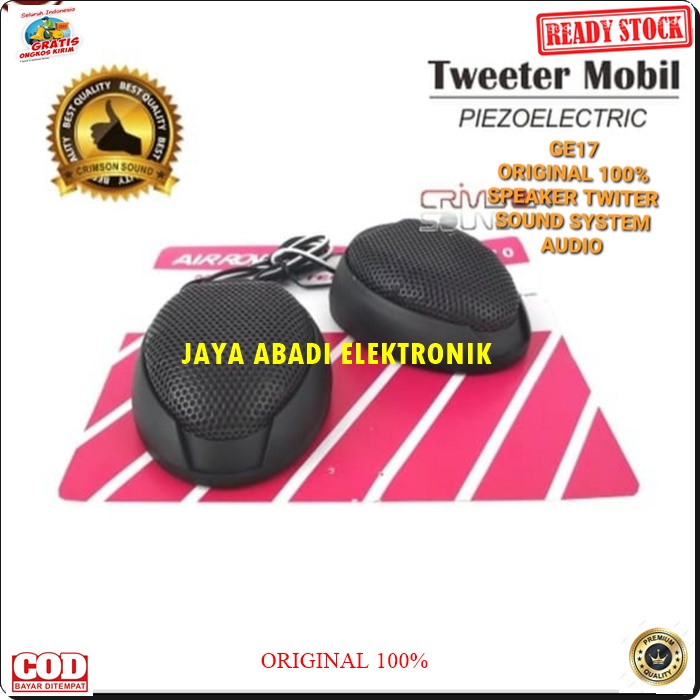 G17 SPEAKER SUPER COBRA SPIKER SPEKER TWEETER TWITER PIEZOO PASIF SPK MINI TREBEL SOUND SISTEM SURROUND SUROUND MOBIL CAR AUDIO VOCAL VOKAL SUARA DOME SPK MINI NEODYMIUM MUSIK CROSSOVER MUSIC PORTABLE PASIF 1 SET PIEZZO DOME AIRROW DIGITAL BOOSTER COIL