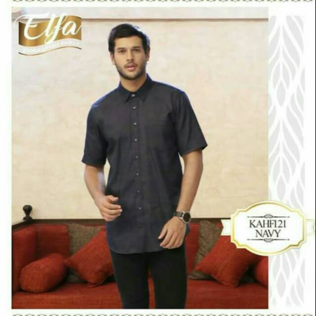 BAJU KOKO ETHICA KAHFI 21 NAVY | TERBARU