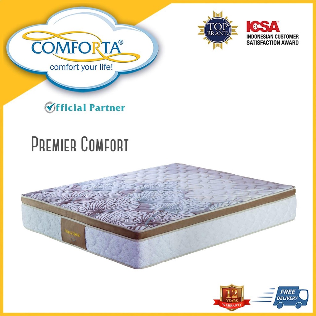 Spring bed Matras Kasur Dipan Premier Comfort Uk 120x200 Jateng Semarang Salatiga Solo Jatim Yogya