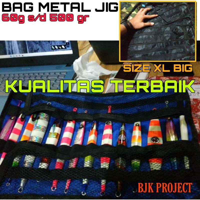 TAS METAL JIG/ BAG METAL JIG BJK PROJECT TEMPAT METAL JIG