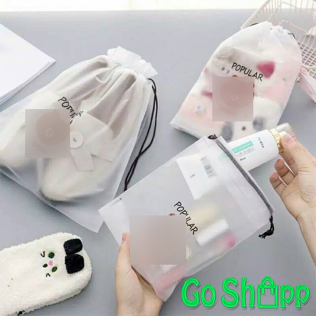 Pouch Serbaguna Motif Karakter Lucu Import - Tas Kosmetik MakeUp Anti Air - Pouch Travel Organizer Serbaguna - Pouch Lucu - Pouch Multifungsi - Pouch Import [PC01]