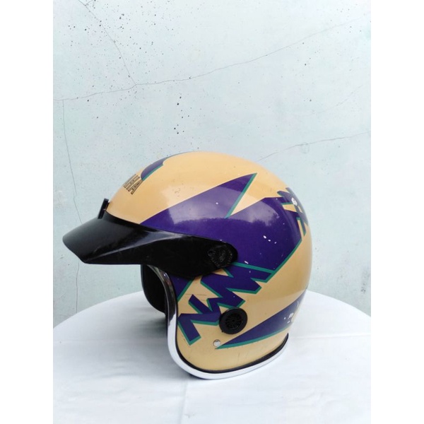 helm jadul yamaha ori helm yamaha rxking ori dmi kiwi vigano