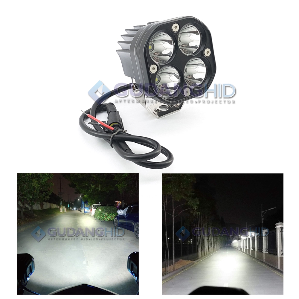 Lampu Tembak Sorot LED Cree 40W CWL 4 Mata LED Cree XML Super Terang