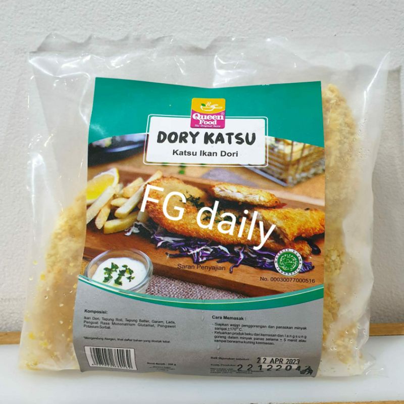 

Dori katsu queen food / dory katsu queen food halal MUI / ikan dori katsu murah enak