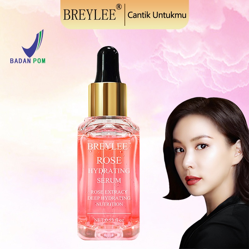 [Ori100%]BREYLEE serum pelembab mawar Rose Nourishing Facial Serum  Moisturizing / Refreshing / Stimulasi nol / Memutihkan / Menghidrasi /Anti Aging