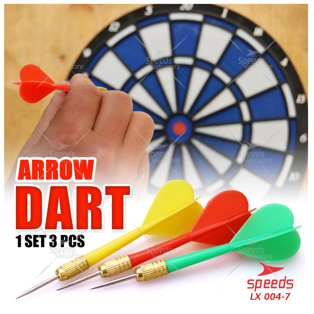 SPEEDS DART jarum panah / Papan Dart Panahan Dinding Board PANAH DART / ARROW DART 004-7 40PC=1.3KG