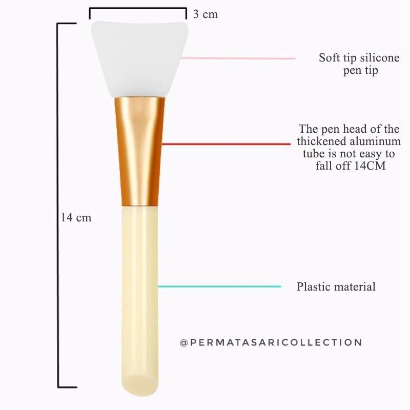 Kuas Masker Perawatan Wajah Silikon Silicone Brush Skincare