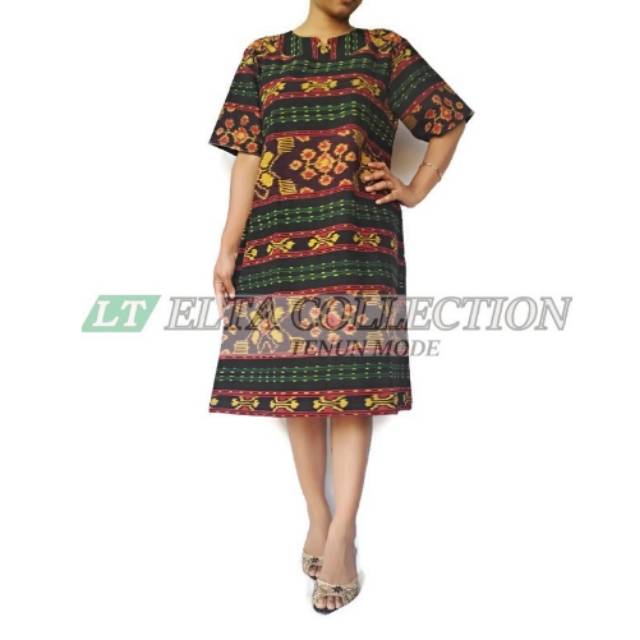 Dress tenun motif NTT