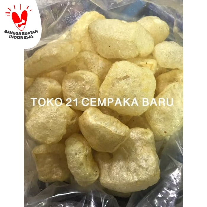 

TERBARU Krupuk Kulit Sapi 500g | Kerupuk Rambak Jangek Krecek Kiloan 500 g gr