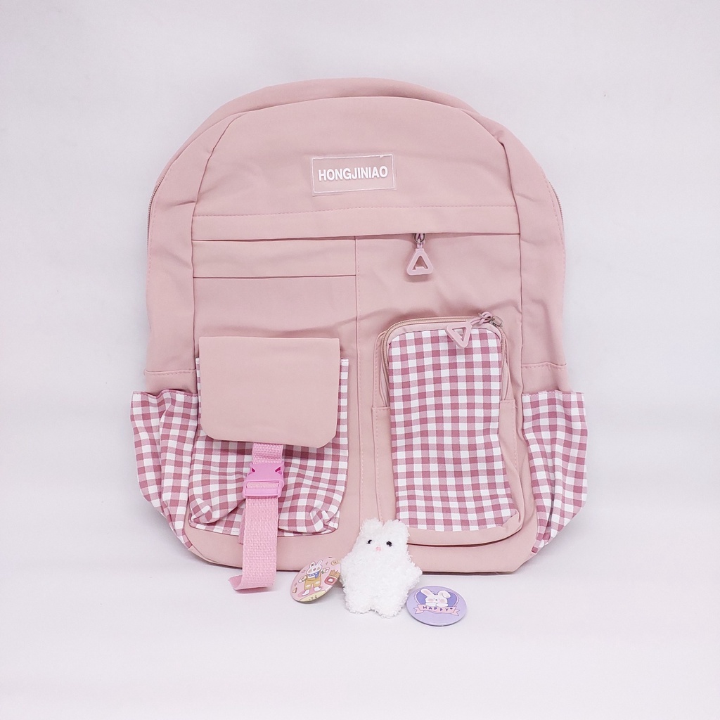 [NEW ARRIVALS] STYLISH KOREAN BAGPACK / TAS KOREA KEKINIAN / RANSEL LAPTOP SEKOLAH REMAJA CEWEK SD SMP SMA MURAH / TAS KULIAH CEWEK / KOREAN BAGPACK / CUTE SCHOOL BAG / KOREAN AESTHETIC BAG / TAS ESTETIK / TAS SEKOLAH LUCU / WATERPROOF BAG / TAS BONEKA