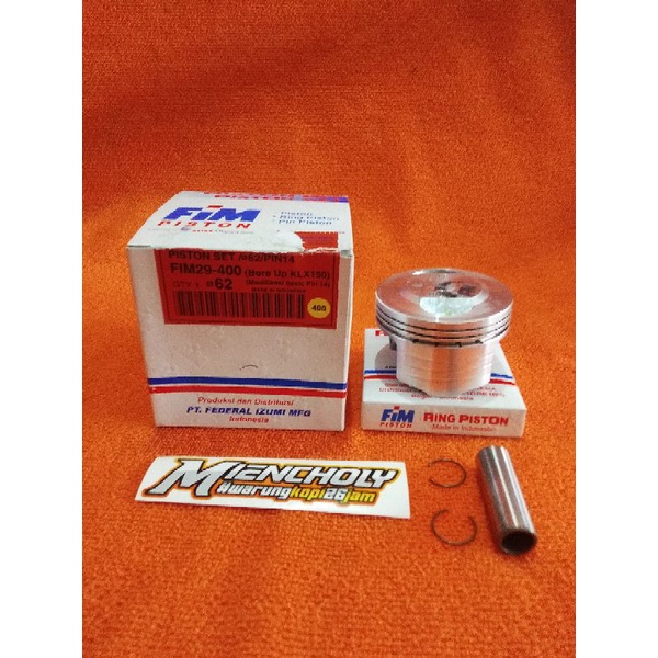PISTON FIM 29 PIN 14MM 61 61,5 62 62,5 63 63,5 64 mm PISTON RACING FIM IZUMI KLX CRF NMAX AEROX R15 