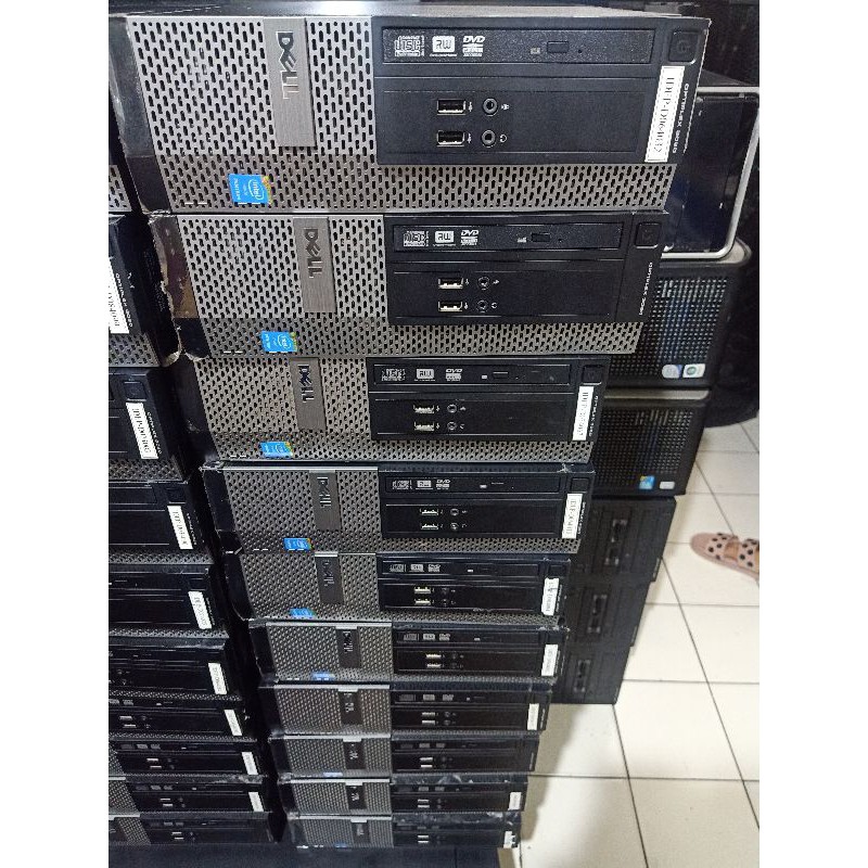 PC CPU KOMPUTER DELL DESKTOP MINI OPTIPLEX 3020 CORE I3 GEN4 HASWELL RAM 4GB HDD 500GB LIKE NEW